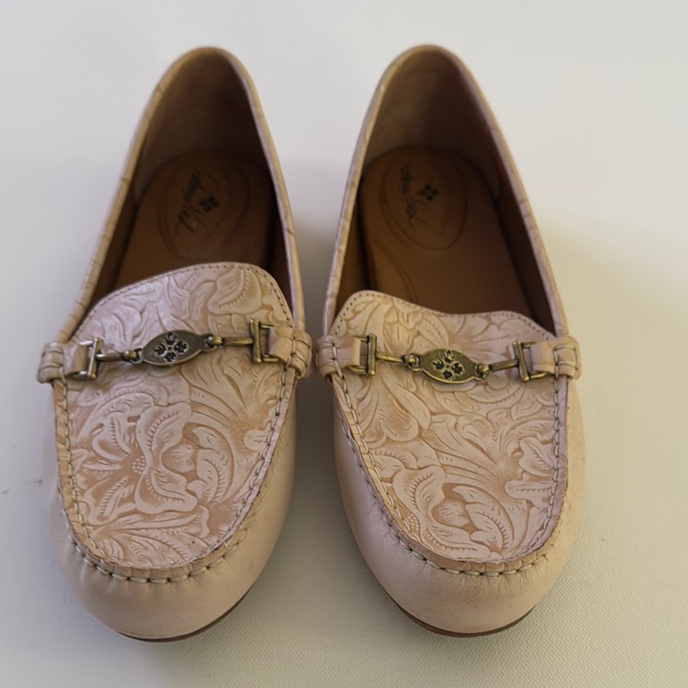 Patricia Nash Women’s Tooled Loafers Size 10 Leather